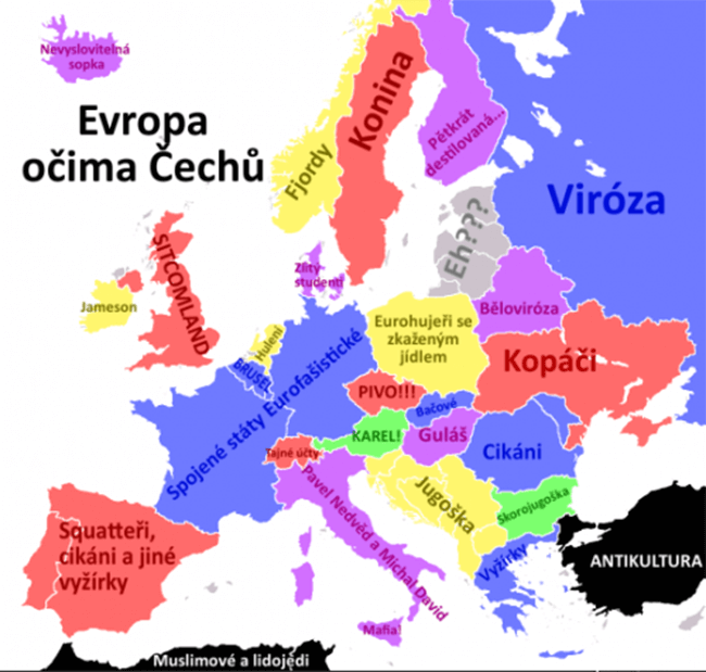 Jak Evropské státy vidí Češi