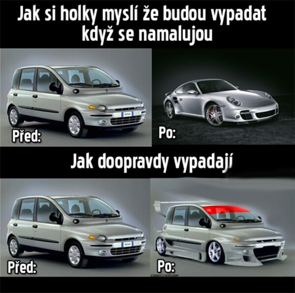 Jak makeup pomůže holce