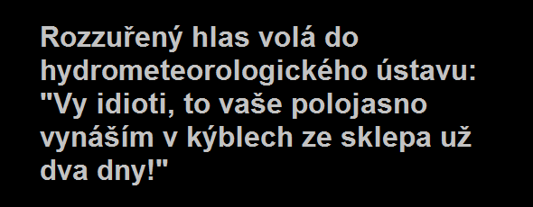 Stížnost na meteorology