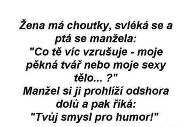 Vtip s manželkou