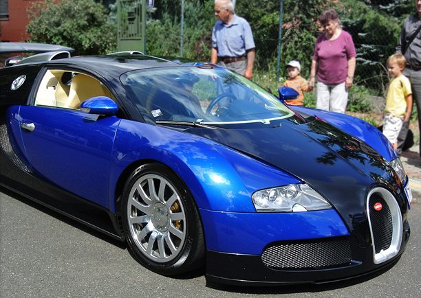 Radim Passer a Bugatti Veyron