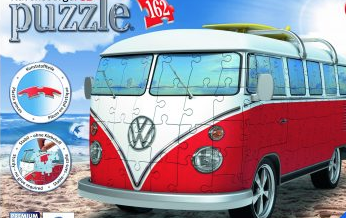 VW T1 model 3D puzzle