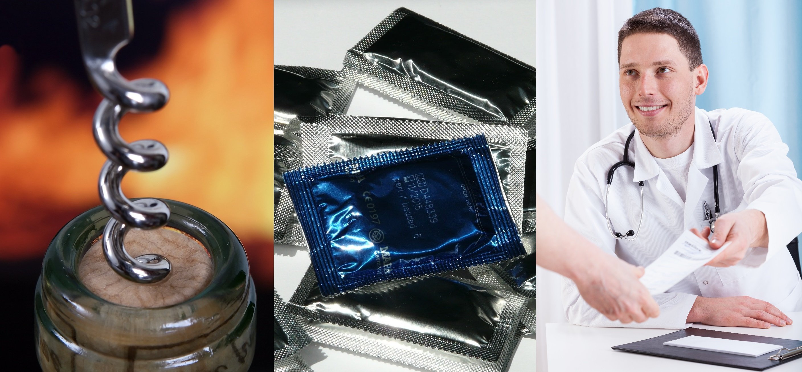 Alkohol, erotické pomůcky, žvýkačky nebo kondomy na předpis?