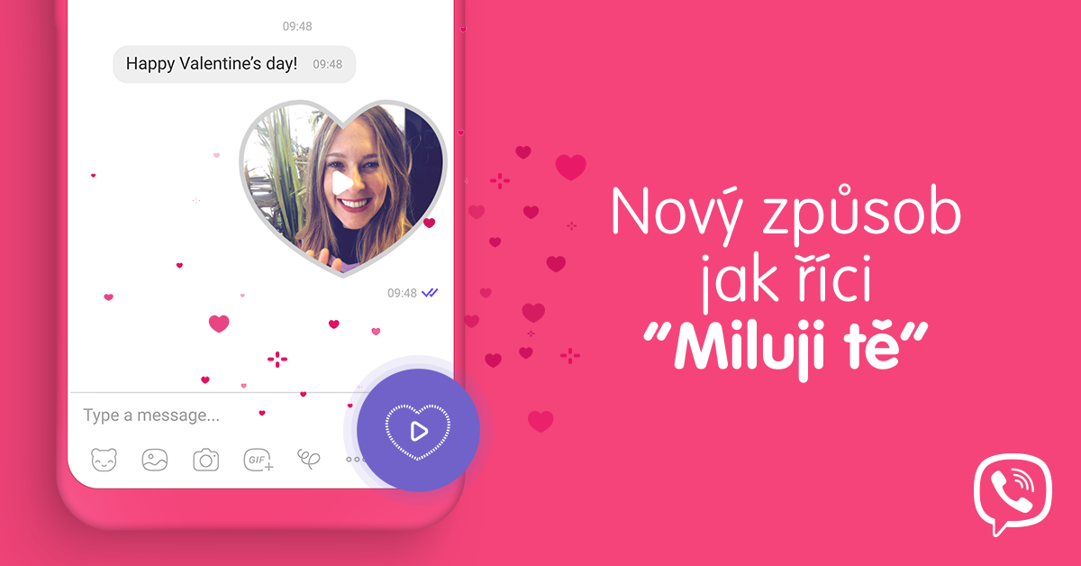 Viber a Valentýn