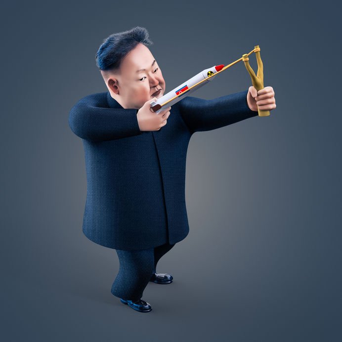 Diktátor Kim Čong Un ze Severní Koreje